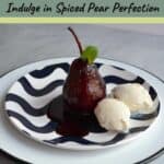 Fall Poached Pears