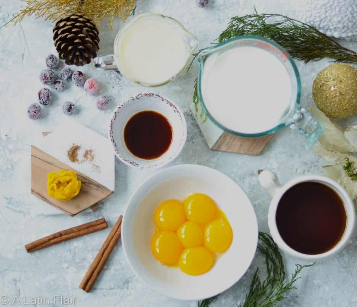 traditional Venezuelan ponche crema ingredients