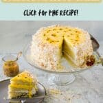 Exotic Coconut Passionfruit Cake