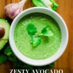 Zesty Avocado Sauce Venezuelan Style