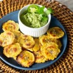 Oven Baked Tostones (Crispy Baked Green Plantains) | A Latin Flair