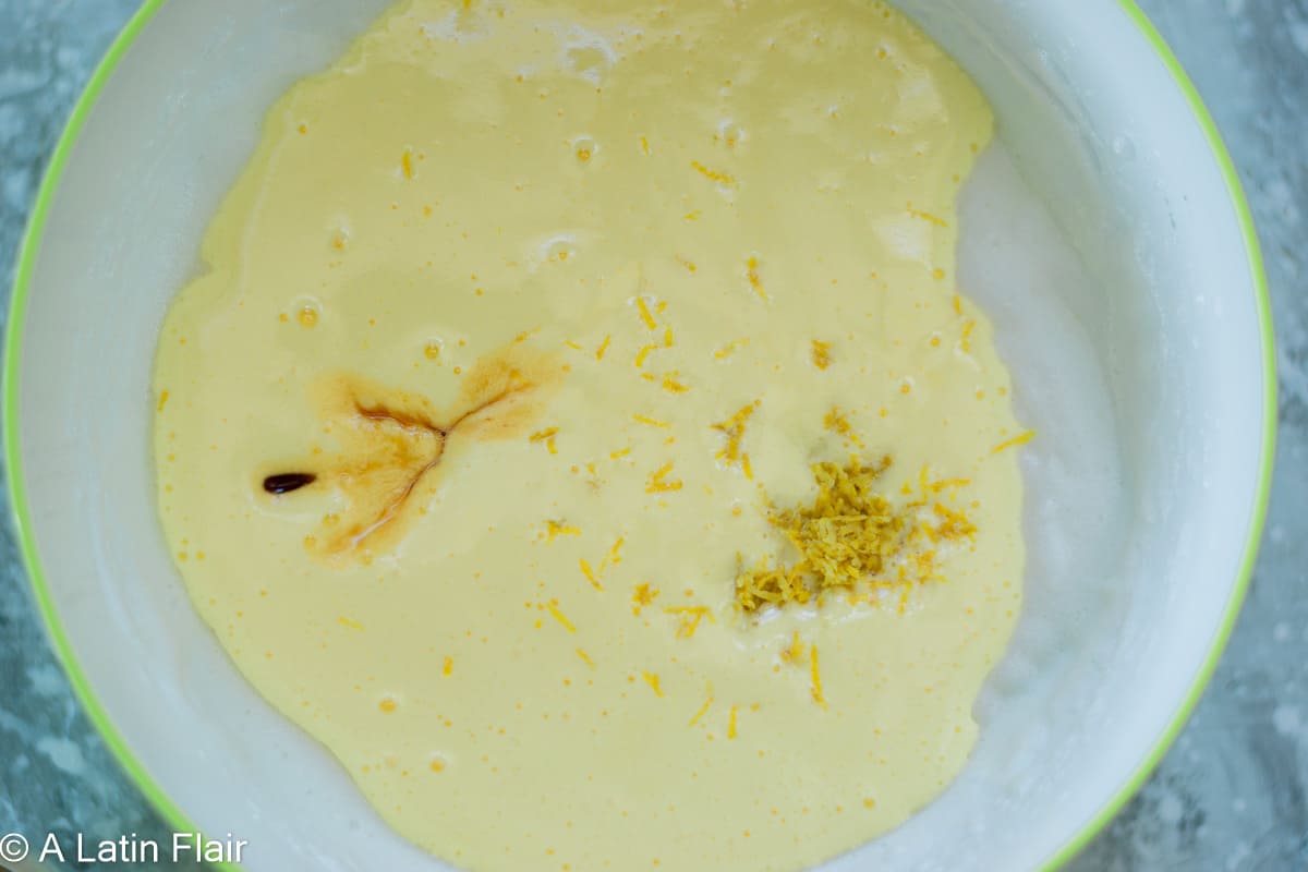 whipped-yolks-and-egg-whites-with-lemon-zest
