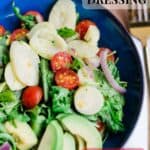 Vegan Hearts of Palm Salad with Avocado Dressing