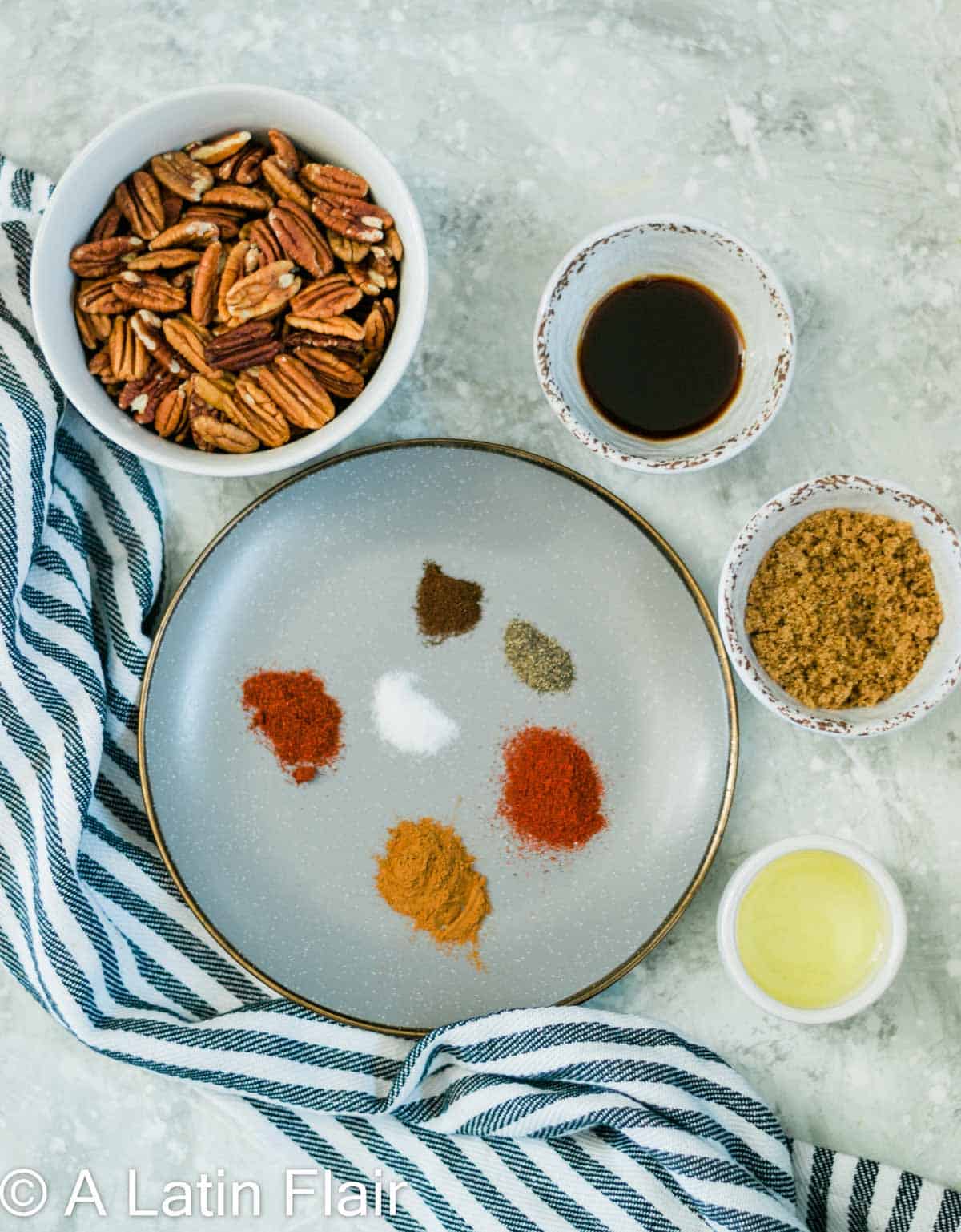 ingredients-for-Sweet-and-Spicy-Pecans-with-chipotle-Candied Nuts-2