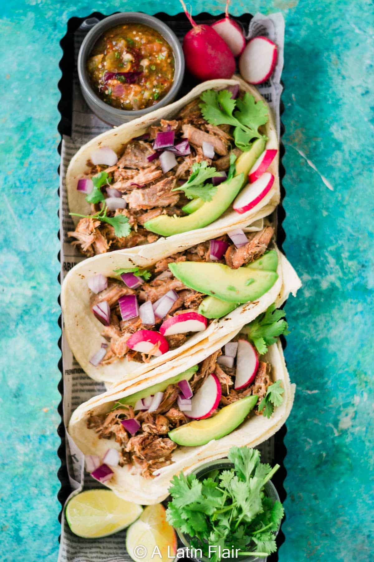 pork-carnitas-street-tacos-recipe-blue-background