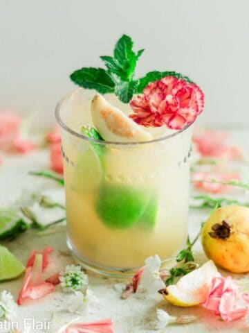 Guava Caipirinha (Brazilian Guava Cocktail Recipe)