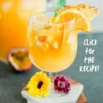 Passion Fruit White Wine Sangria