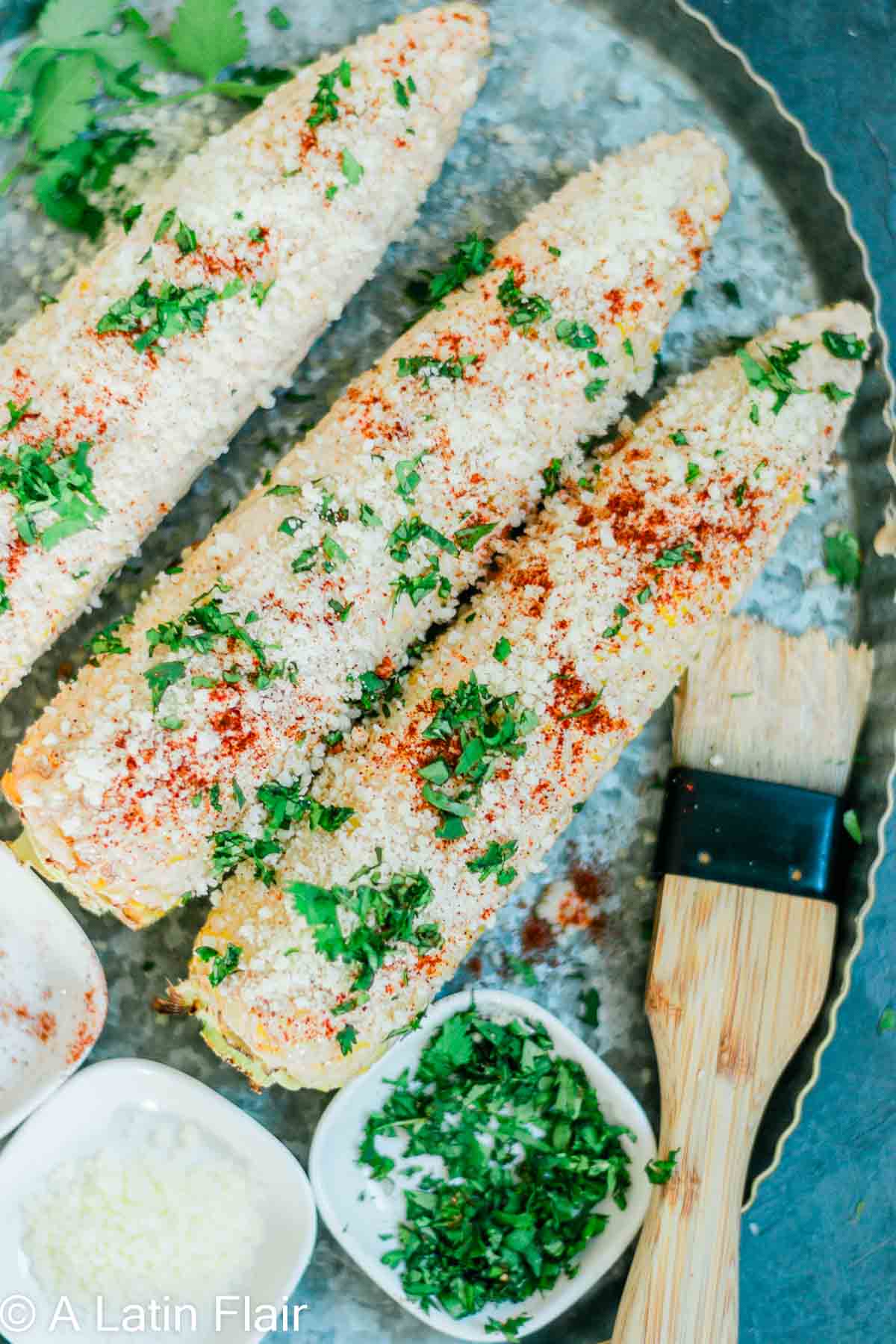 air fryer mexican street corn