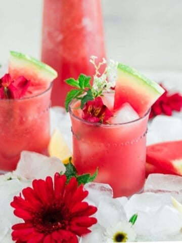 Watermelon Agua Fresca Drink