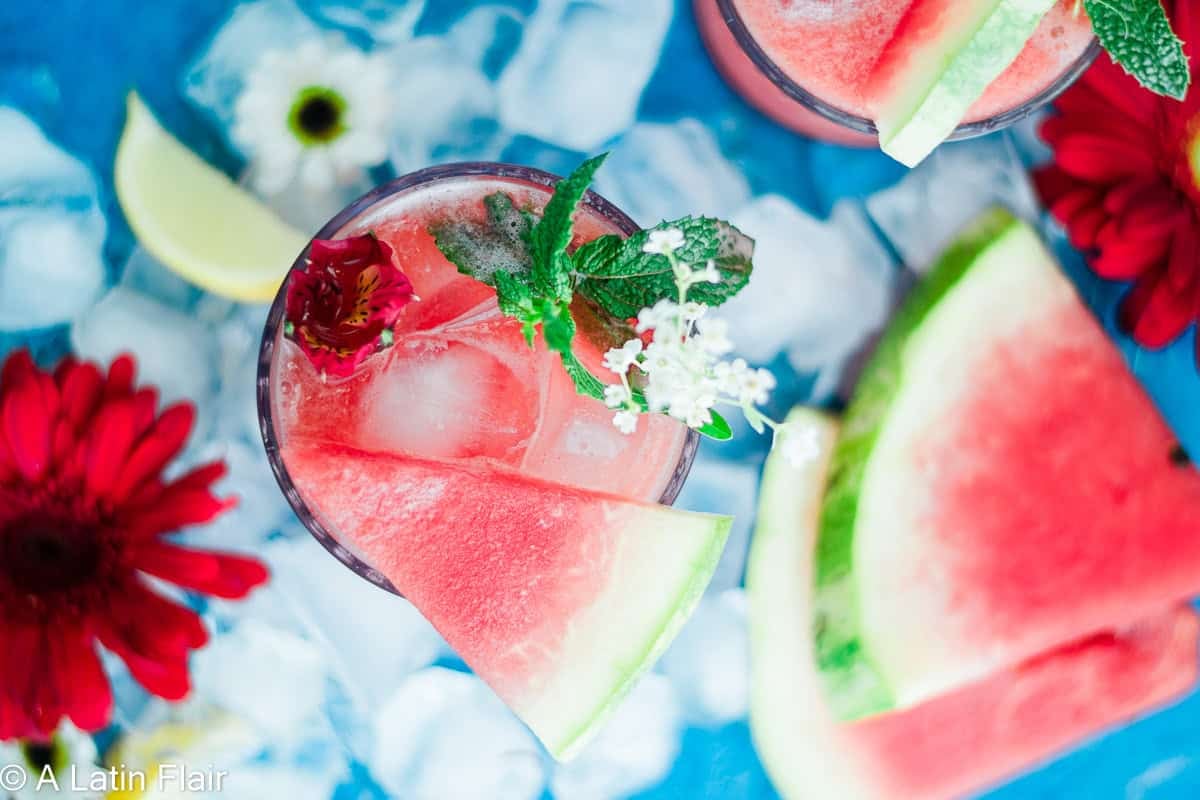 water,elom agua fresca served