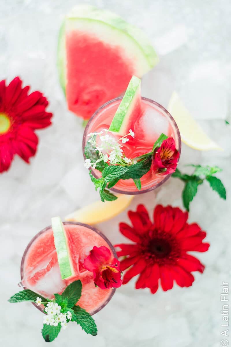 Watermelon Agua Fresca Drink