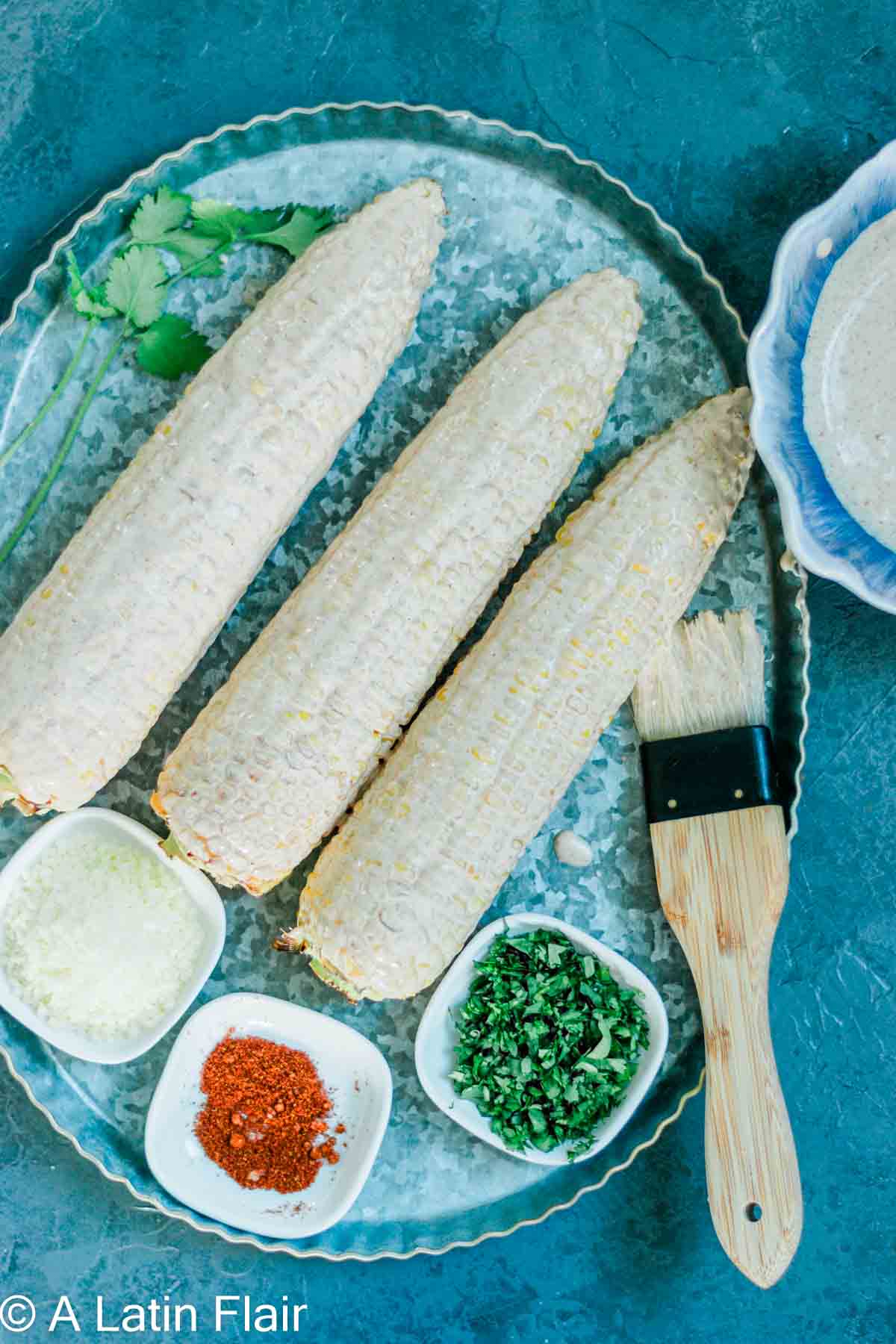 cooking instructions for Elote Air Fryer recipe