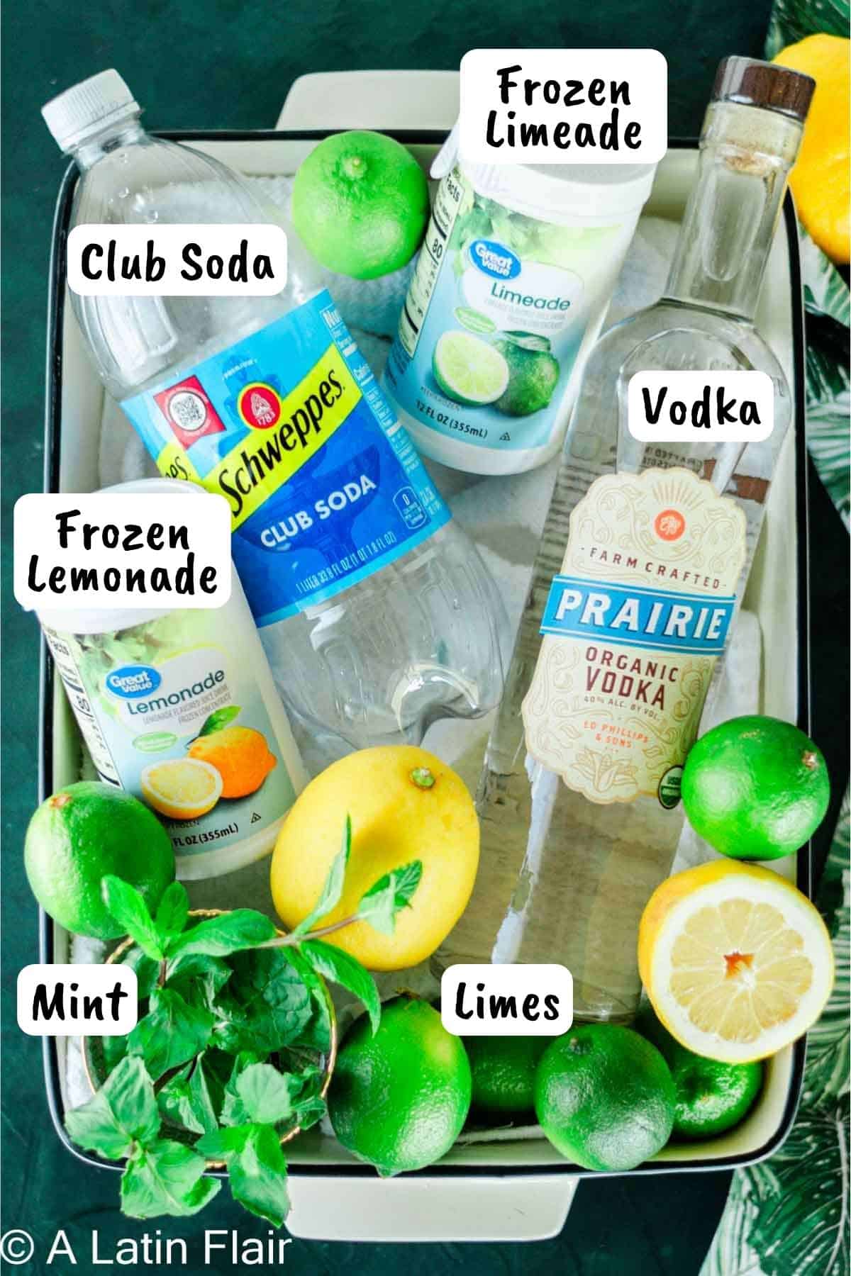 Ingredients for Bootlegger Drink