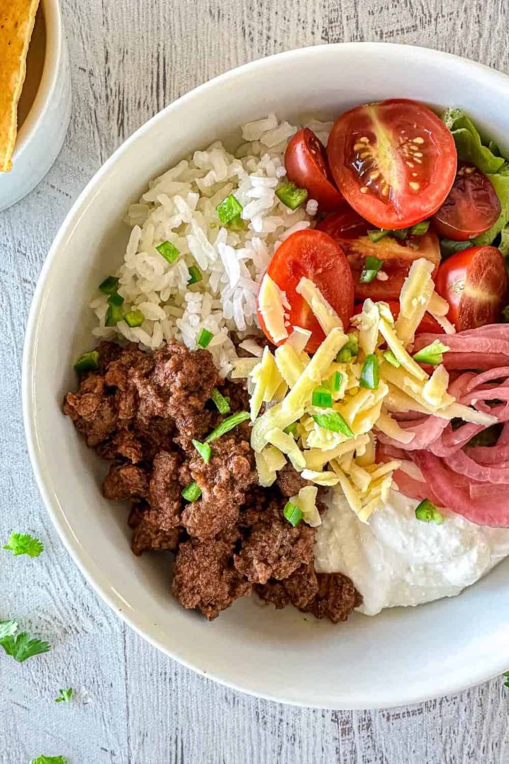 Cottage Cheese Taco Bowl
