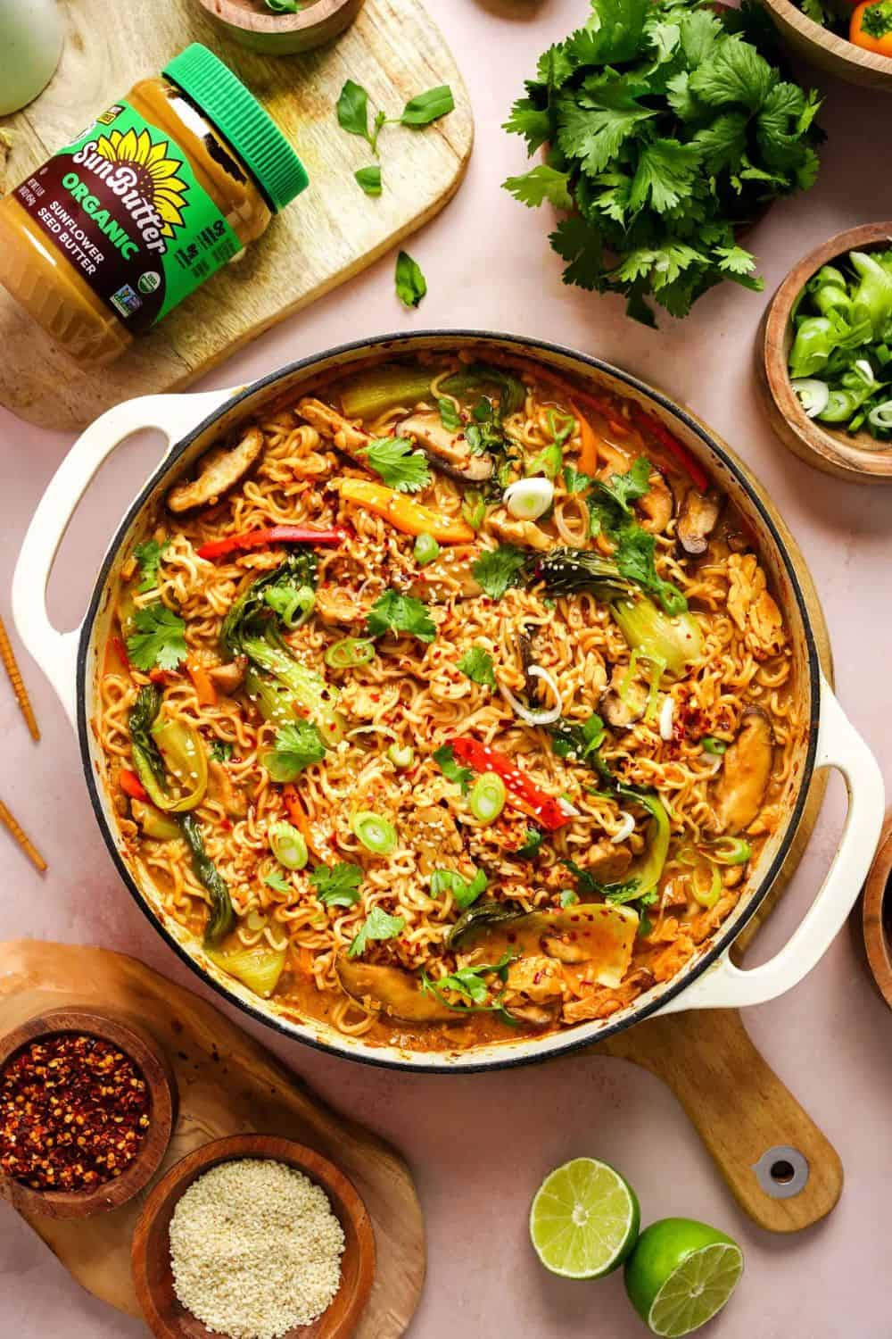 Creamy One-Pot Vegan Ramen Noodles
