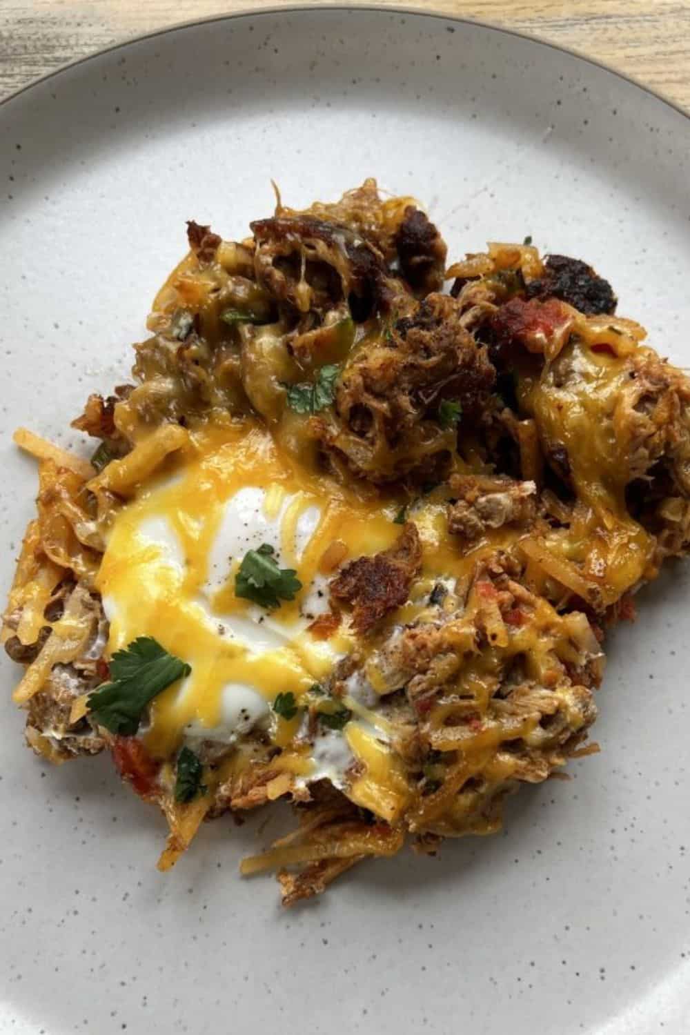 Pulled Pork Breakfast Skillet
