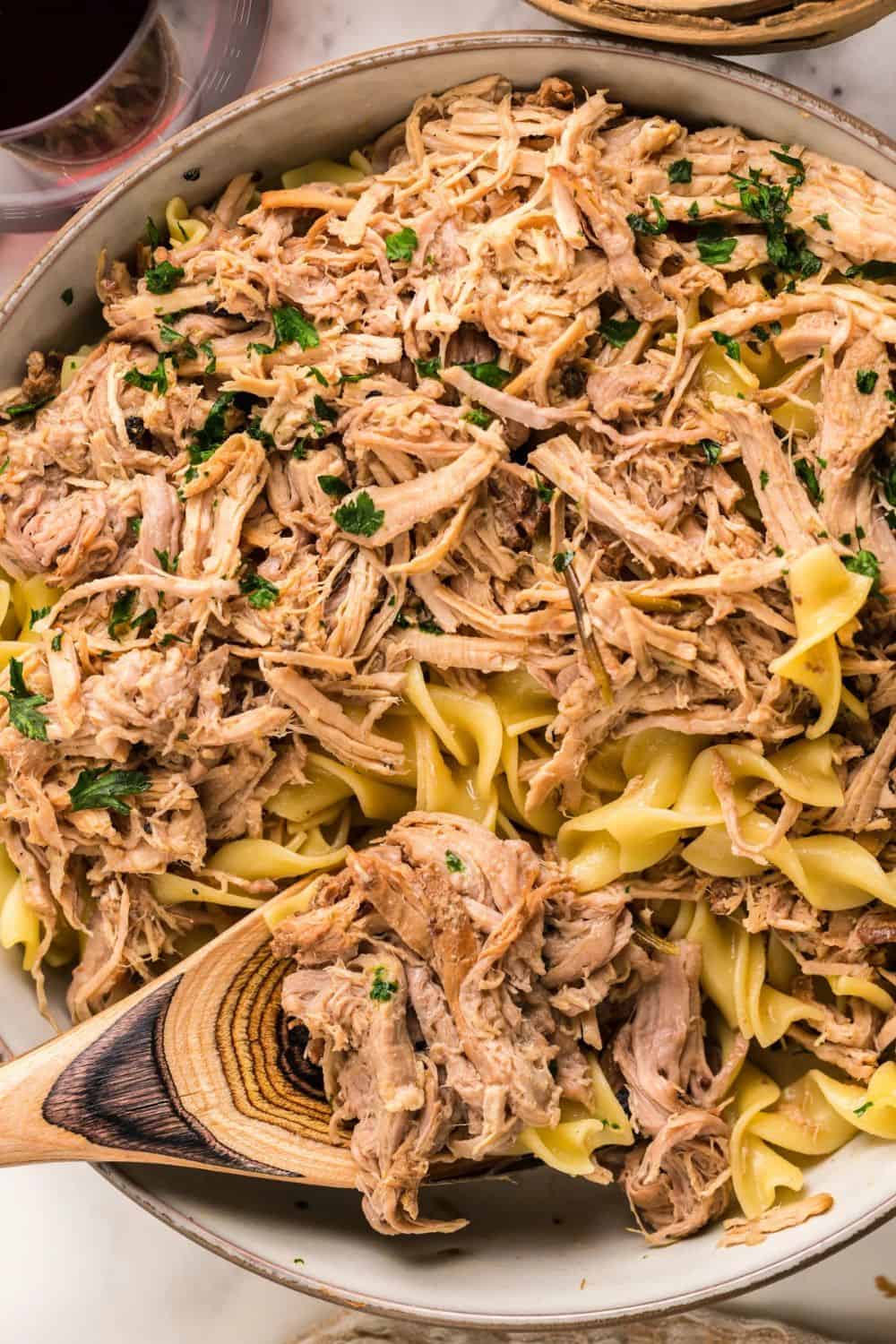 Pulled Pork Pasta