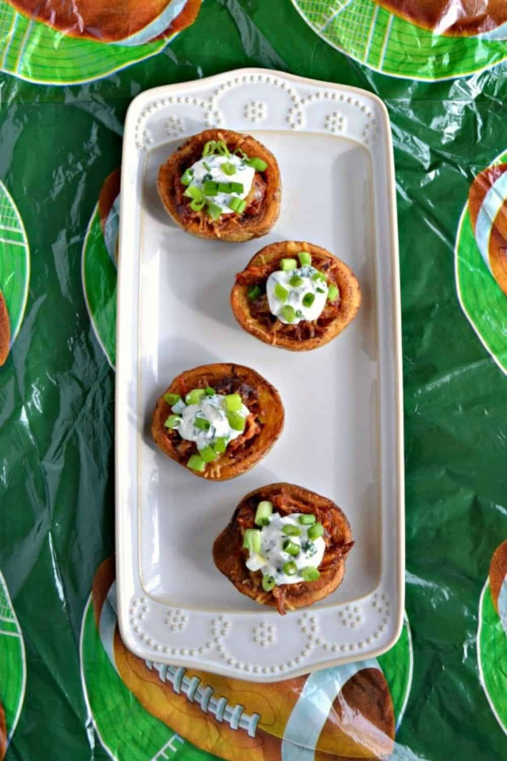 Pulled Pork Potato Skins