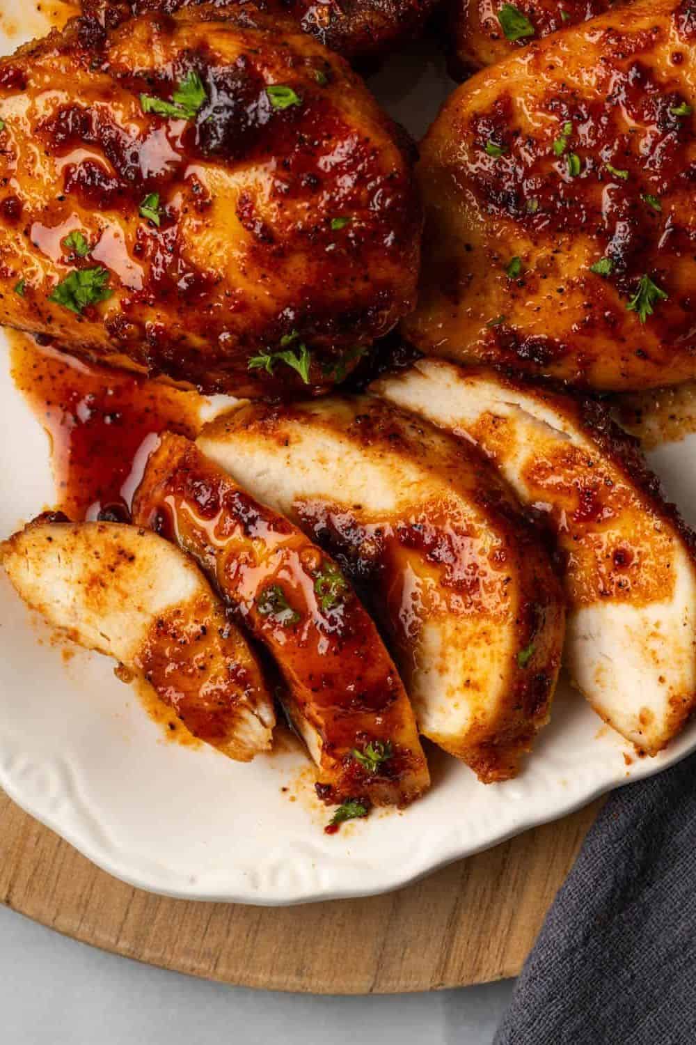Baked Spicy Honey Chicken
