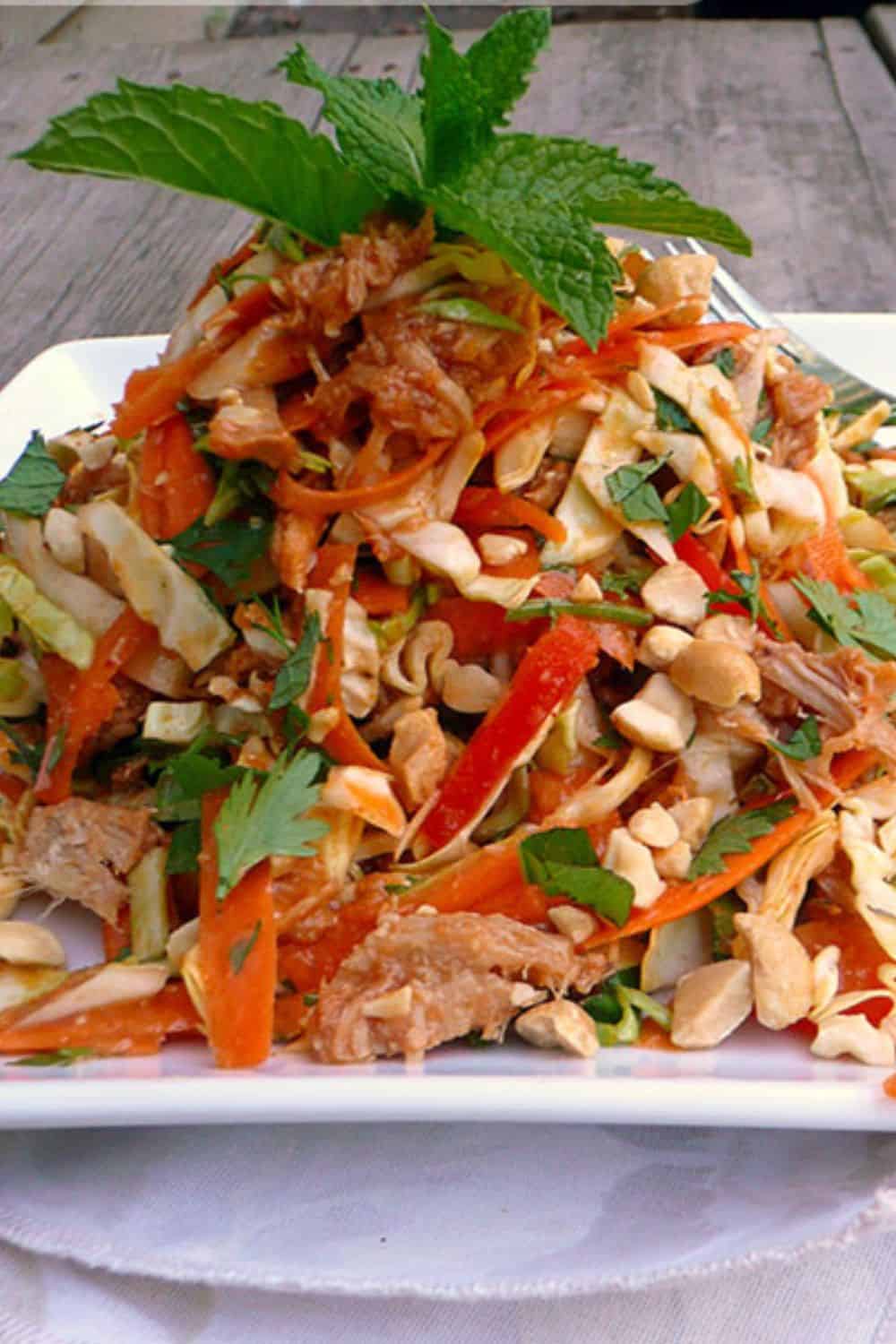 Vietnamese Pulled Pork Salad