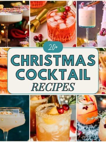 collection of 20+ christmas cocktails