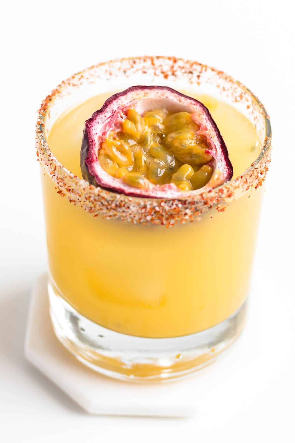 Passion fruit margarita.