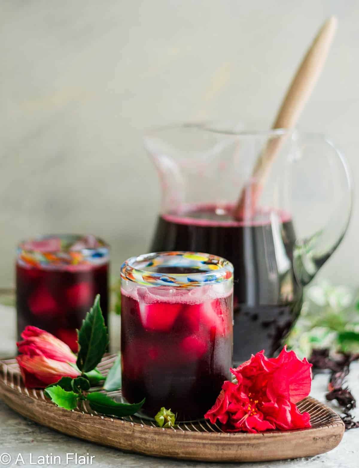 Agua de jamaica.