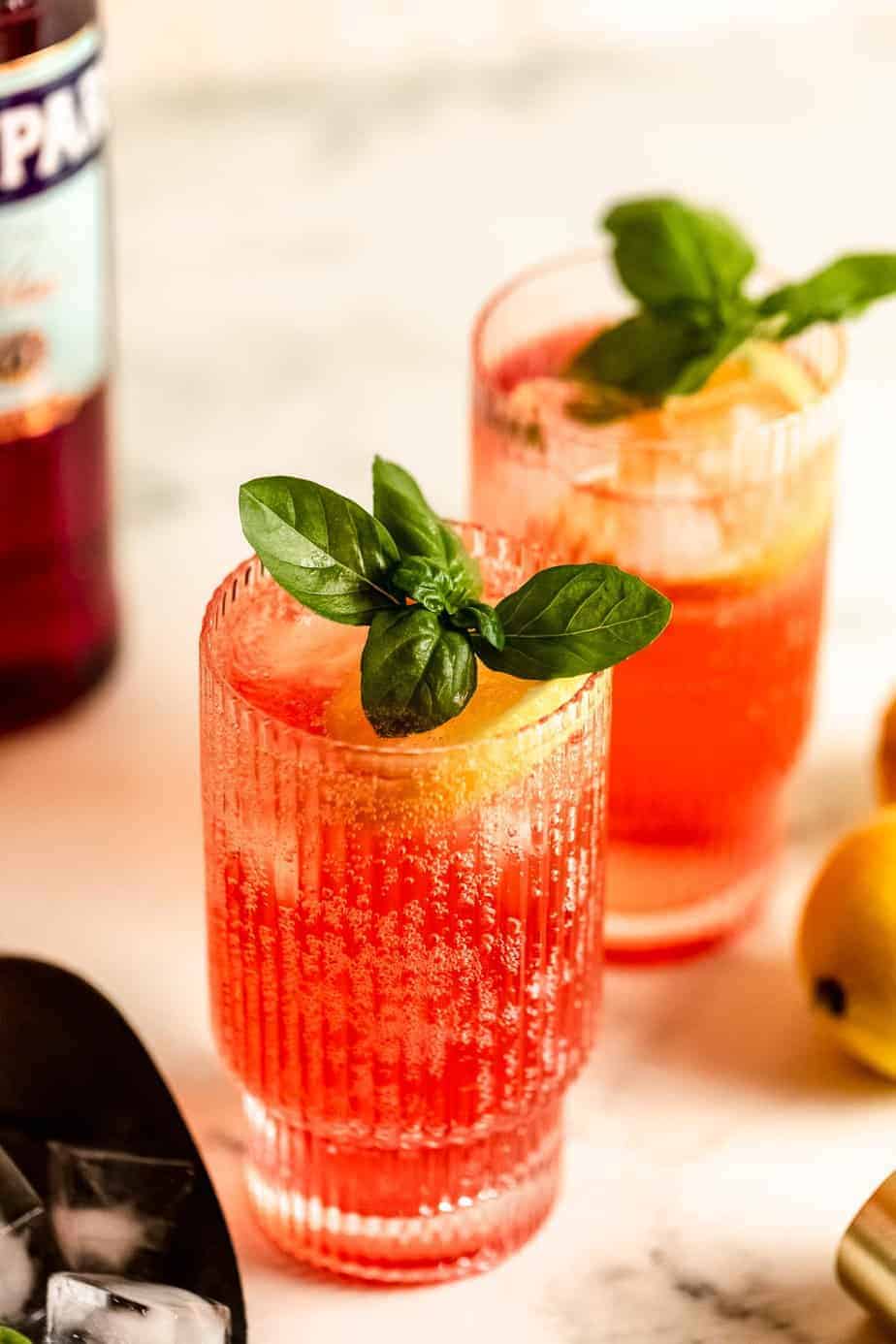 Campari and soda.