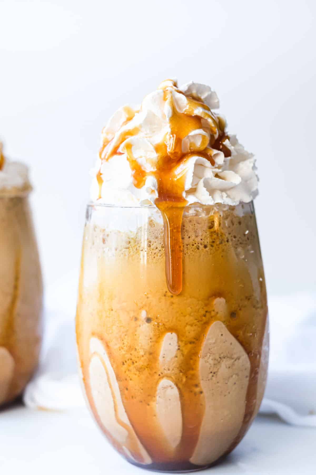 Caramel frappe.