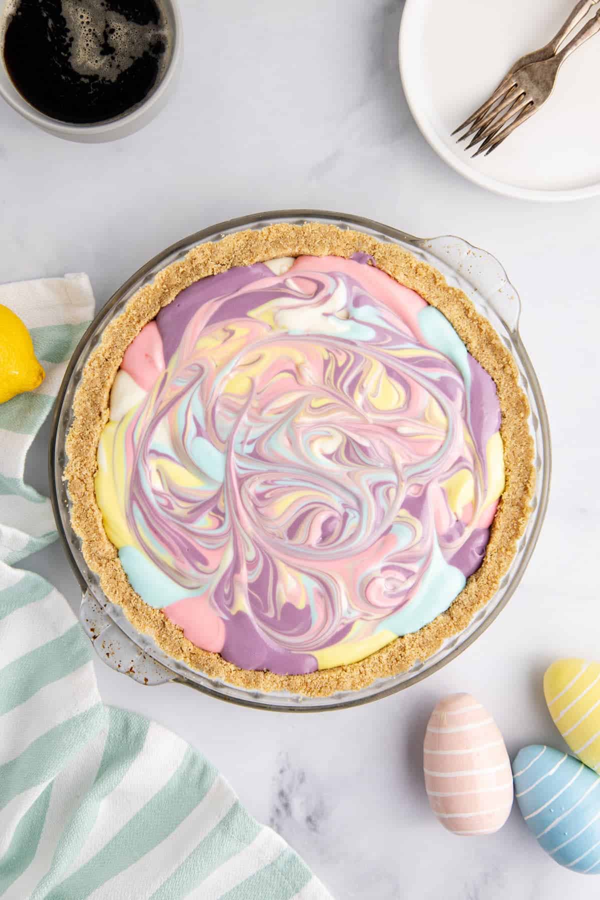 Easter cheesecake.