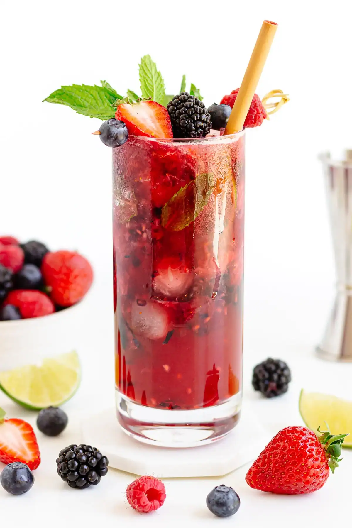 Mixed berry mojito.