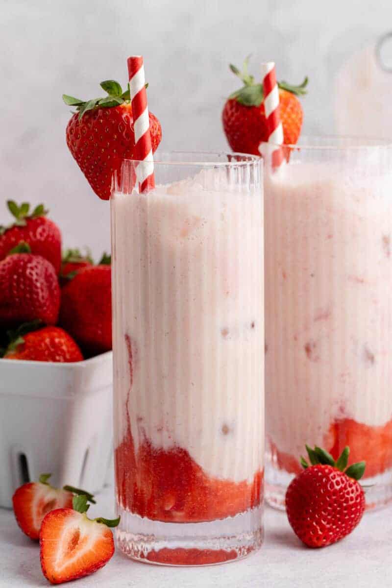 Strawberry horchata.