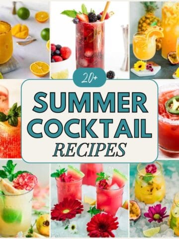 Summer cocktail recipes.